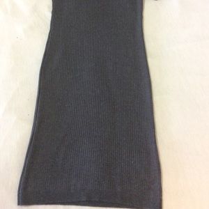 Dark grey t-shirt dress